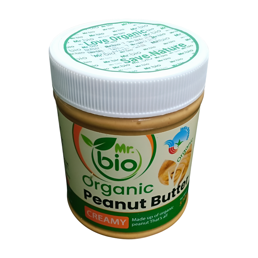 Mr. Bio Organic Peanut Butter Creamy 340 gm